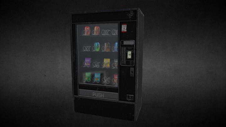 Dirty Vending Machine 3D Model