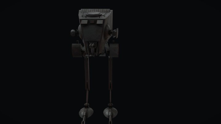Star Wars At-St Walker 3D Model