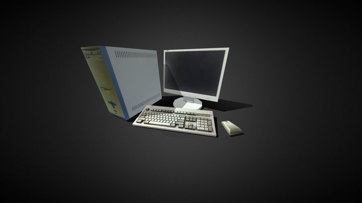 Old PC - Старый Пк 3D Model