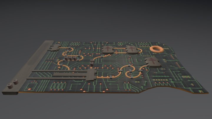Circuitboard 3D Model