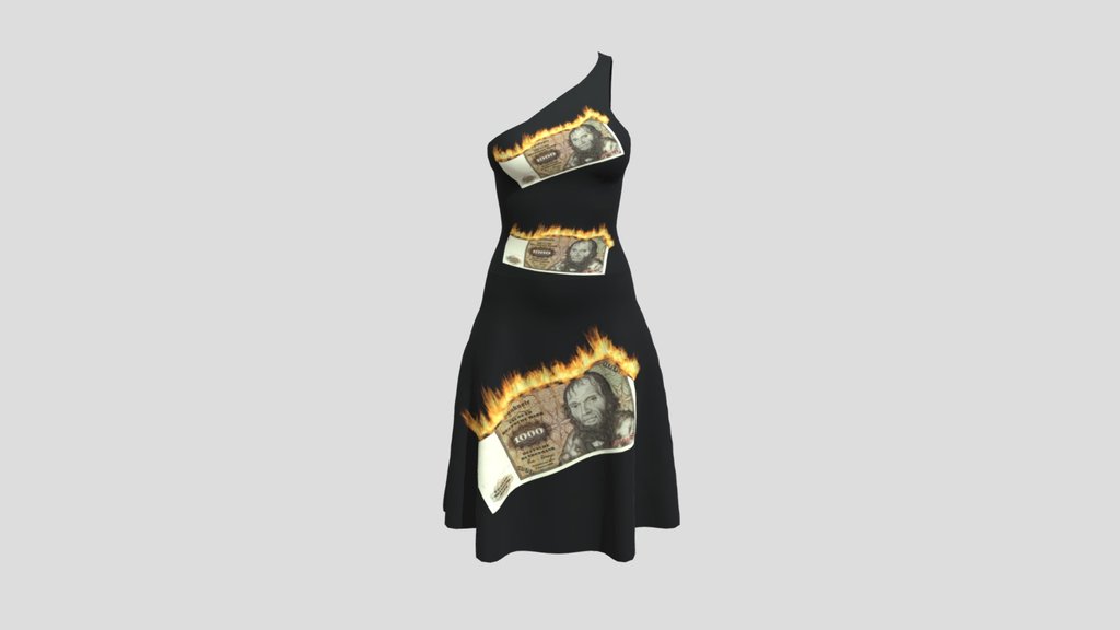 Dress Burning Money