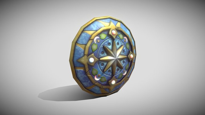 Fantasy Pack  - Enchanted Elemental Shield 3D Model