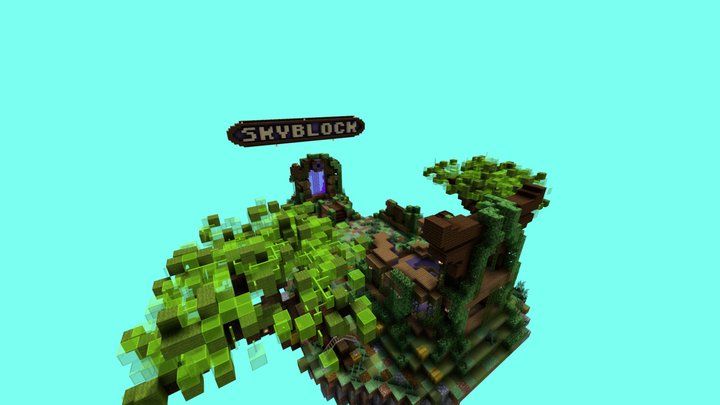 SkyBlock Spawn 3D Model
