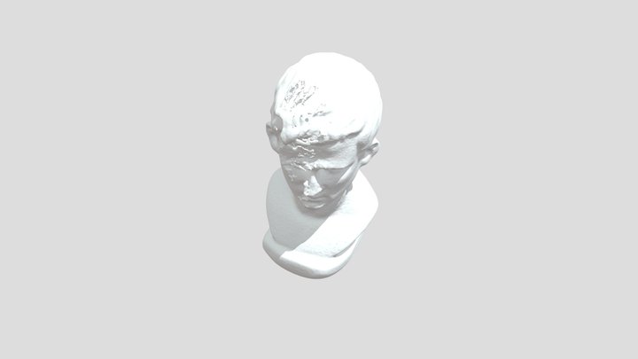 Classical Style Marble Bust 3D Model