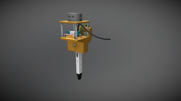 3D Printing Pen Robot Gripper 3D Model