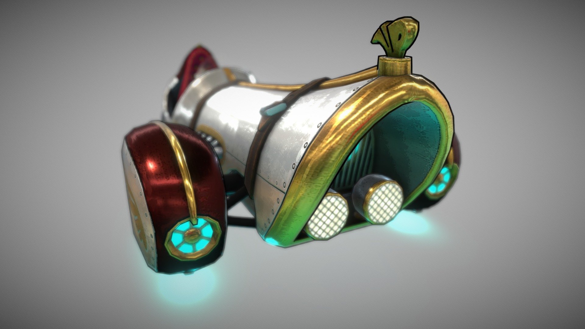 Vintage Jet Racer - 3D model by Wayne Pratt (@ebanimations) [b89fab7 ...
