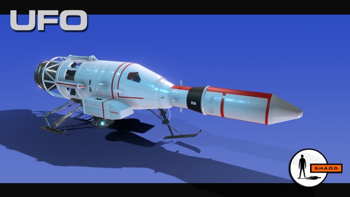 UFO Interceptor - Concept design 3D Model