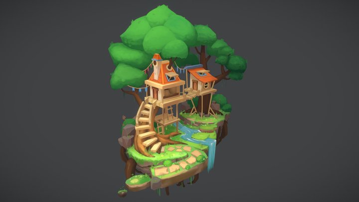 Treehouse 3D Model