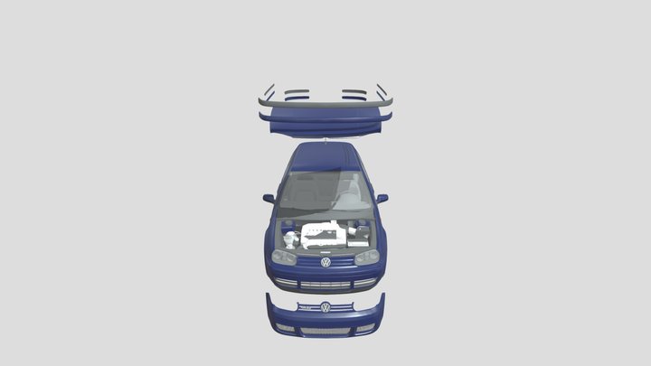 volkswagen_golf_mk4_1_61_9tdigtir32 (1) 3D Model