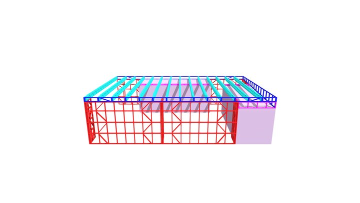 Custom Container Framing 3D Model