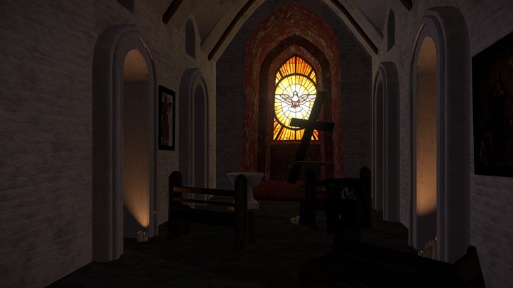 Church Texture Test 3D Model