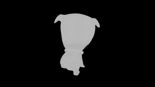 Cão 3D Model