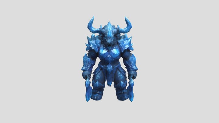 Frostborn Guardian 3D Model