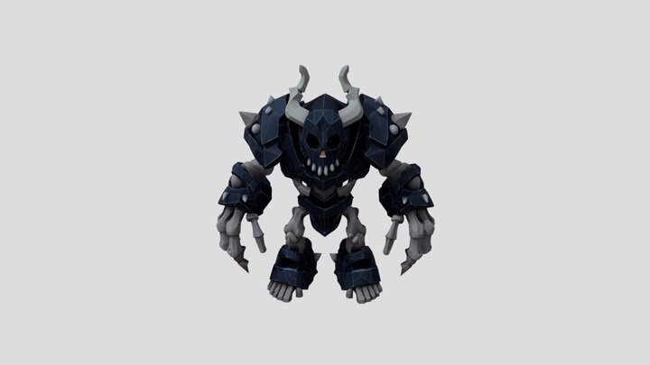 A skeleton monster 3D Model
