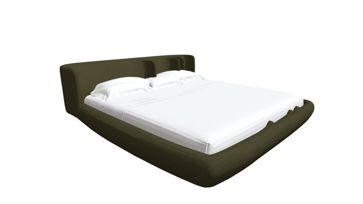 CAMA BAIXA WENTZ AGAVE CASA 3D Model