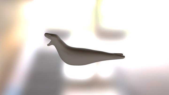 Leopard Seal V23 For Turnable 3D Model