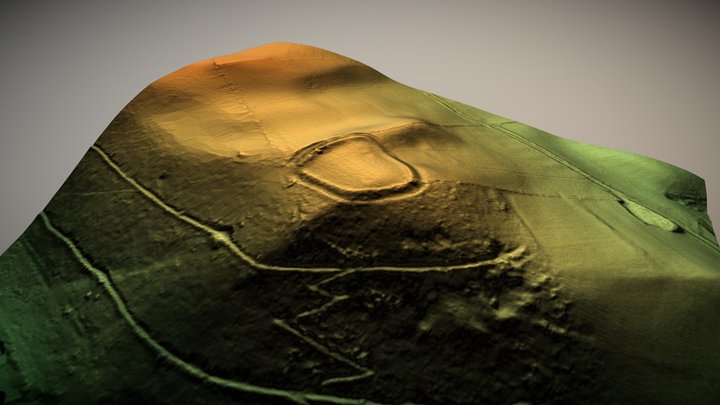 Fron Camp, Shropshire (UK) – Free 3D Model STL