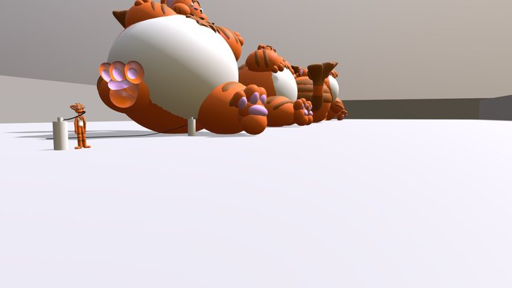 Cat Inflation 3D Model