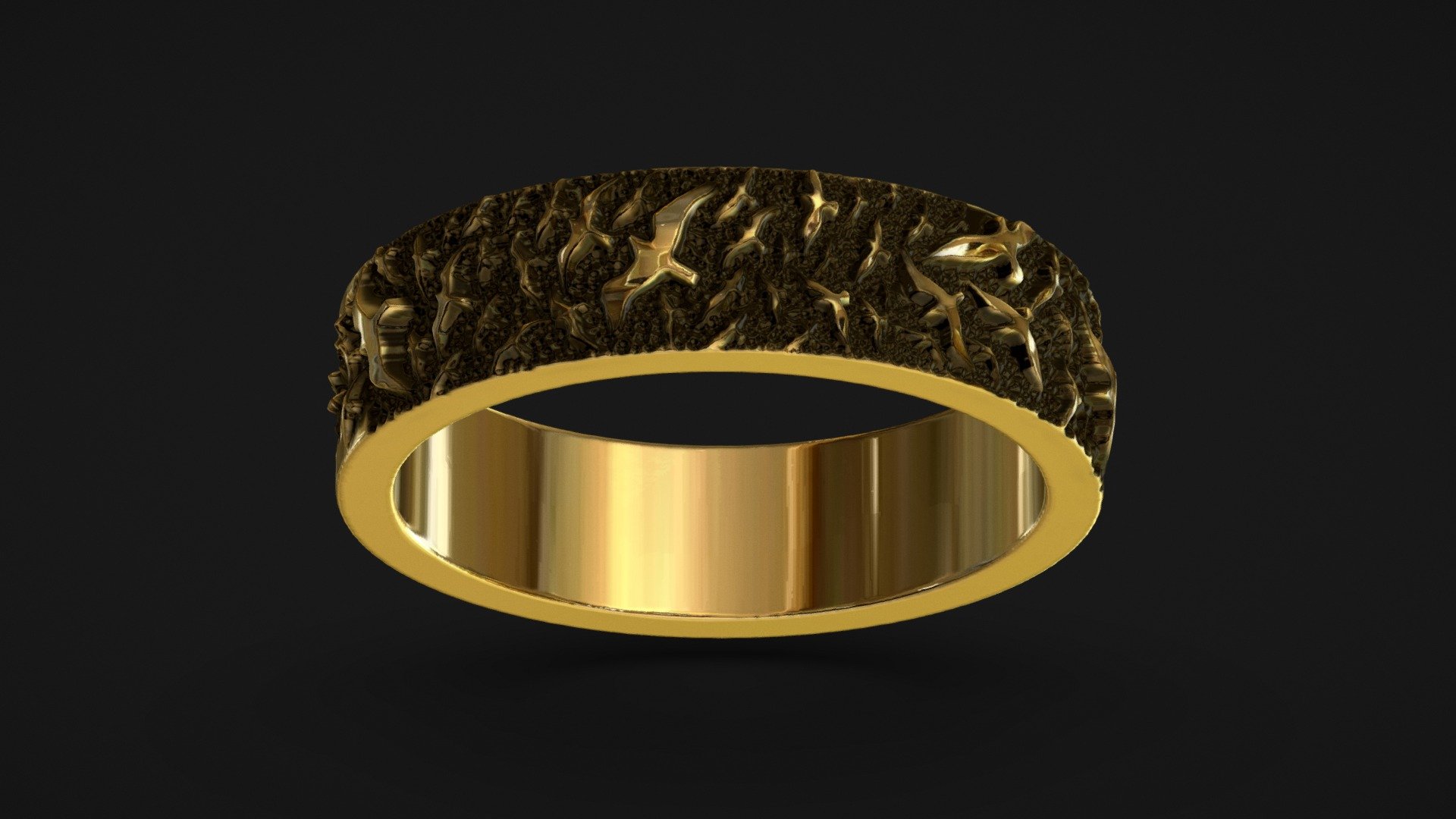 Aliança Pássaros (Ouro) - 3D model by Skive Jewelry (@SKIVE) [b8a60fa ...