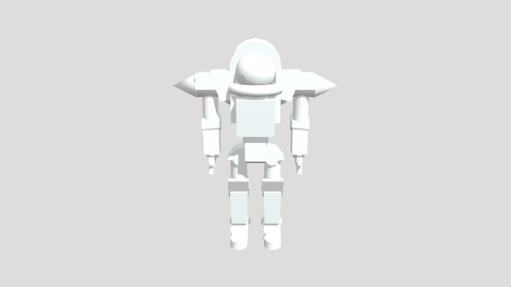 Space Marinebot v1 (without texture) 3D Model