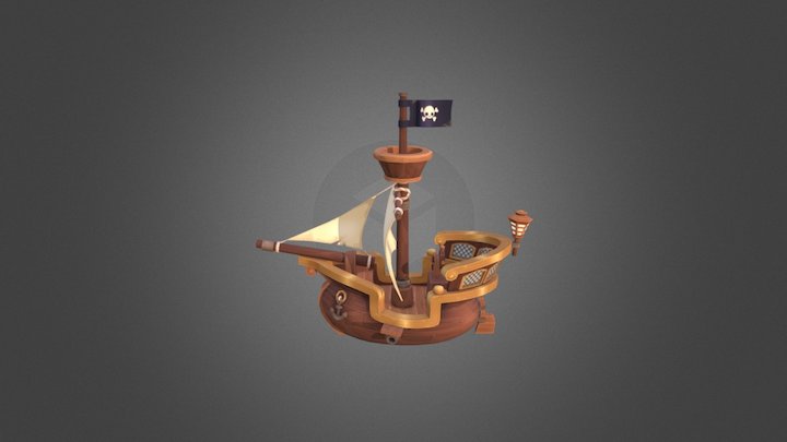 Storyfab Pirate's ship 3D Model