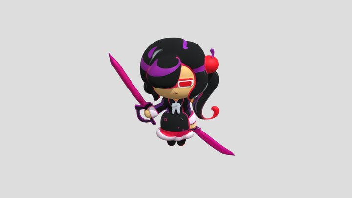 Cherry cola cookie from cookie run ovenbreak 3D Model