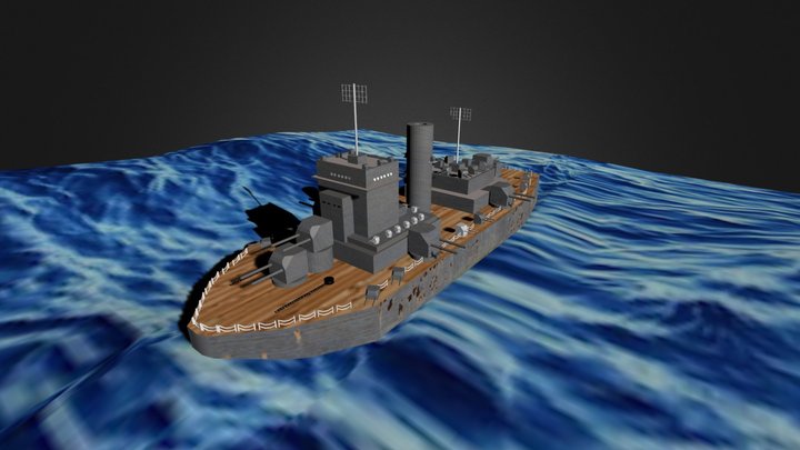 destroyer 3D Model