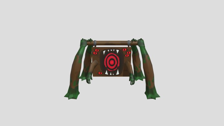 Monster Target 3D Model