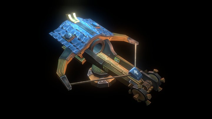 Stylized Ballista 3D Model