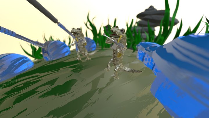 Open Brush artwork - Tim 3D Model