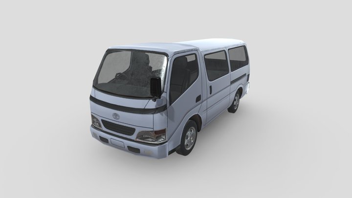 Low Poly Car: Toyota ToyoAce Van – Free 3D Model STL