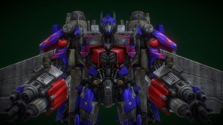 Optimus Prime Jet Power || Transformers DOTM