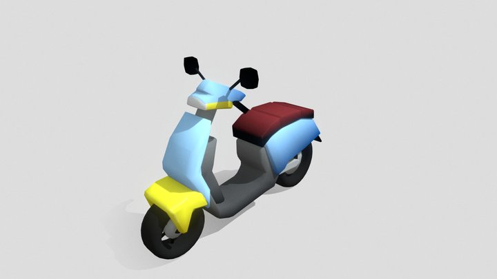 Motor bike 3D Model