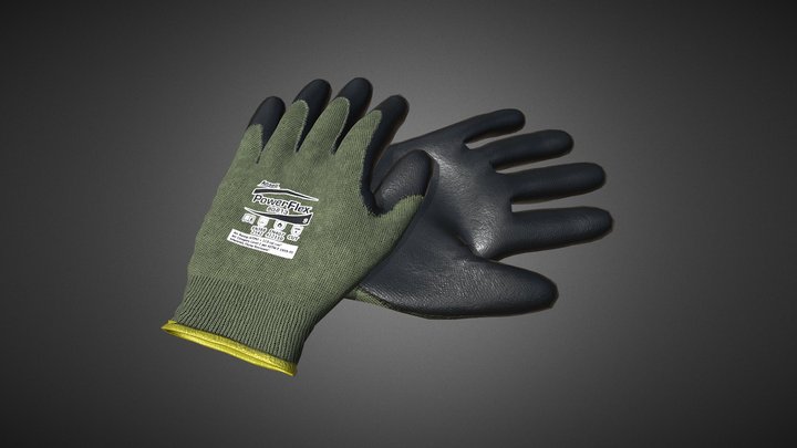SafetyGloves 3D Model
