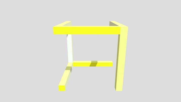 colored box two 3D Model