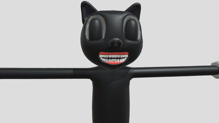 New Cartoon Cat 3D Model
