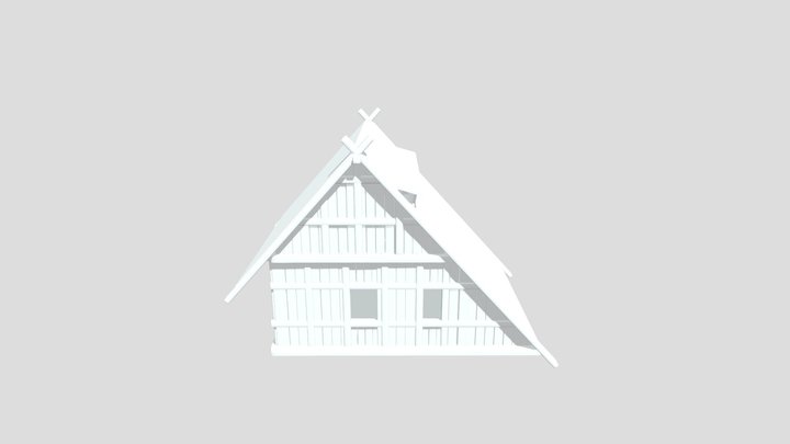 Viking House One 3D Model