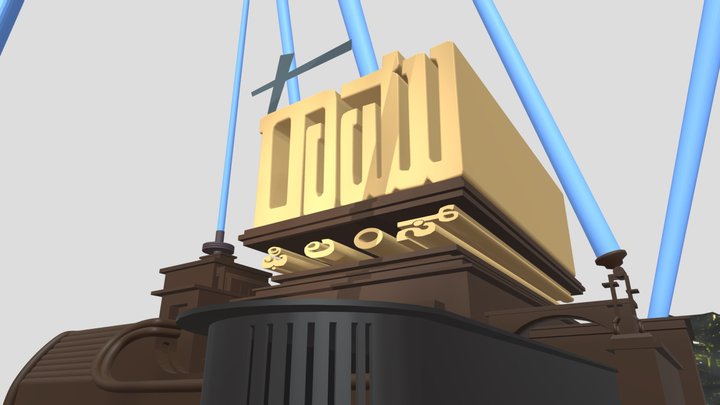 Ramu Films 2004 Logo Remake 3D Model