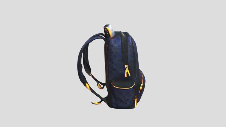 Open backpack 3D Model