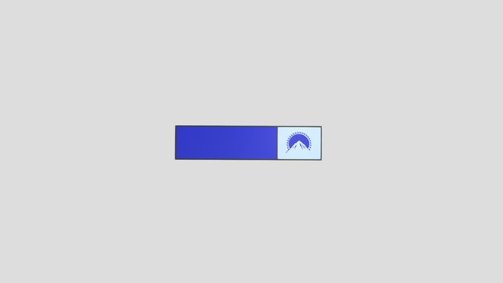 Paramount Television Logo 1969 3D Model
