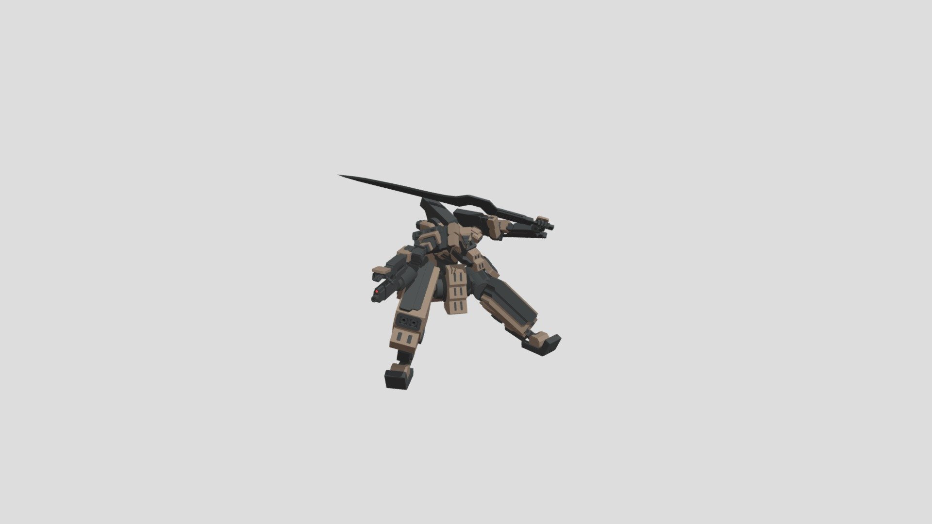 Original robot (2022\/8\/10) - Download Free 3D model by Dachimae3D ...