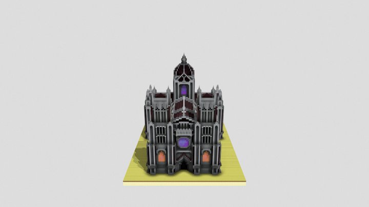 Gothic Cathedral 3D Model