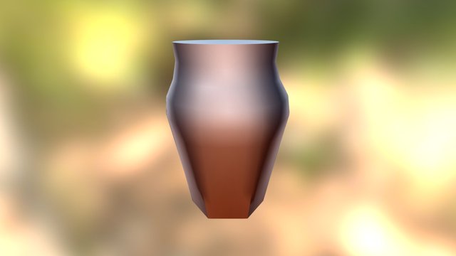 Circle Vase 3D Model