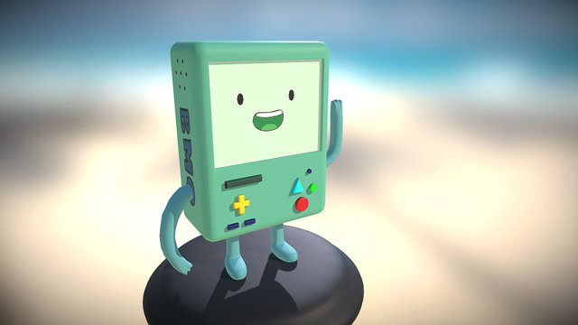 Adventure Time Fan art - B-MO 3D Model