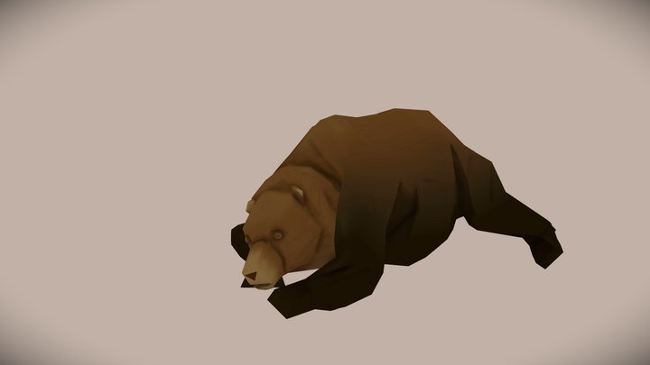 Groundfolk: Bear 3D Model