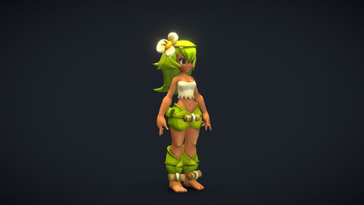 Amalia WAKFU (Sadida) 3D Model