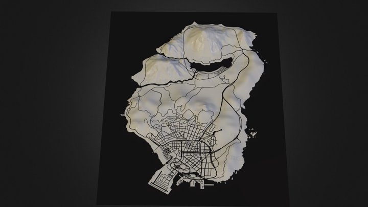 GTA V Terrain Mapping V0.5 3D Model