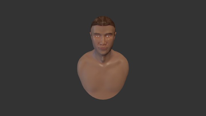 Mac Isaac Bethany Mini Bust 3D Model