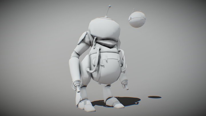 Robot character – Free 3D Model STL