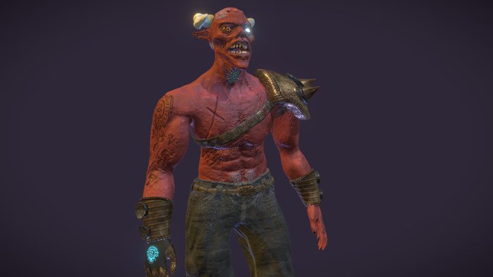 Krrahn the Kruel 3D Model